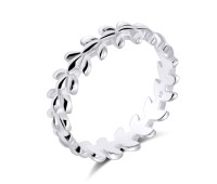 Olive leaves Silver Ring NSR-2605